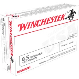 Winchester Ammo USA65CM USA  6.5 Creedmoor 125 gr Open Tip Range 20 Per Box 10 Case