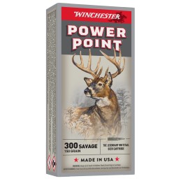 Winchester Ammo X3001 PowerPoint  300 Savage 150 gr Power Point 20 Per Box 10 Case