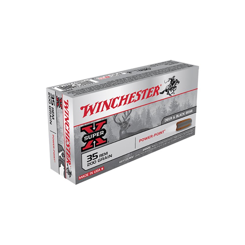 Winchester Ammo X35R1 PowerPoint  35 Rem 200 gr Power Point 20 Per Box 10 Case