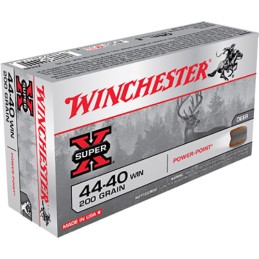 Winchester Ammo X4440 Super X  4440 Win 200 gr Power Point 50 Per Box 10 Case