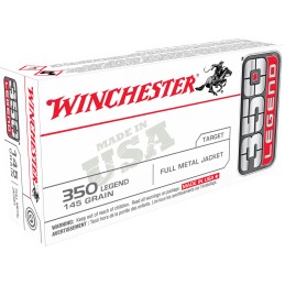 Winchester Ammo USA3501 USA  350 Legend 145 gr Full Metal Jacket 20 Per Box 10 Case