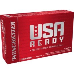 Winchester Ammo RED65140 USA Ready  6.5 Creedmoor 140 gr Open Tip 20 Per Box 10 Case