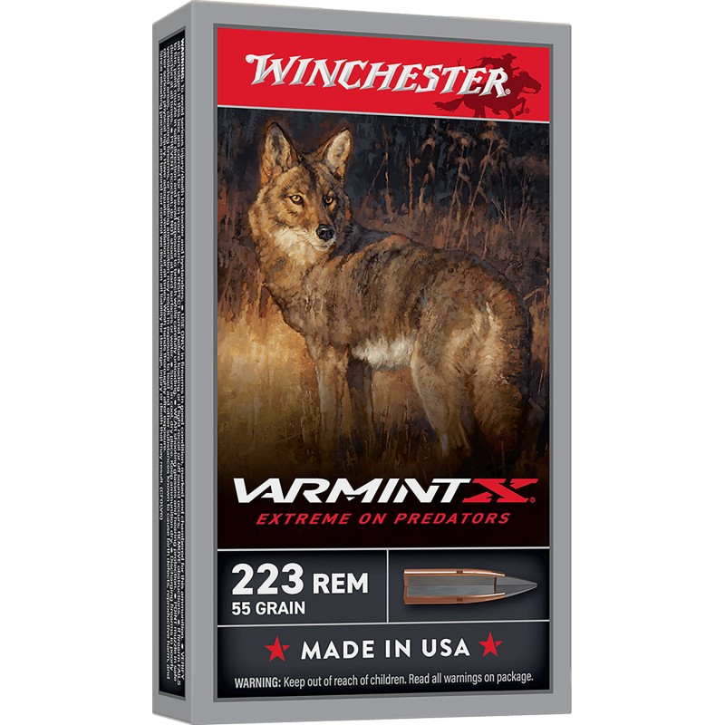 Winchester Ammo X22250PXP Varmint X  22250 Rem 55 gr Extreme Point 20 Per Box 10 Case