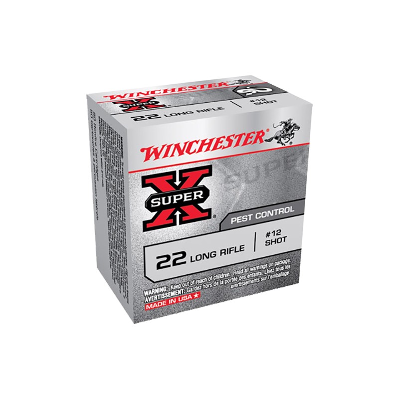 Winchester Ammo X22LRS Super X  22 LR 12 Shot 50 Per Box 100 Case