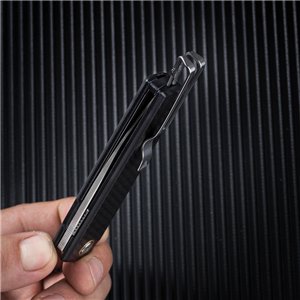 Qrick Linerlock Blk G10/CF