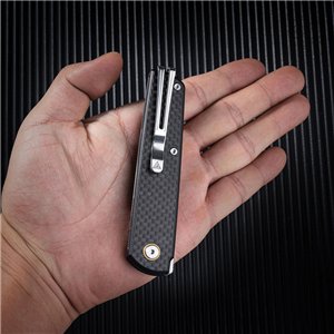 Qrick Linerlock Blk G10/CF