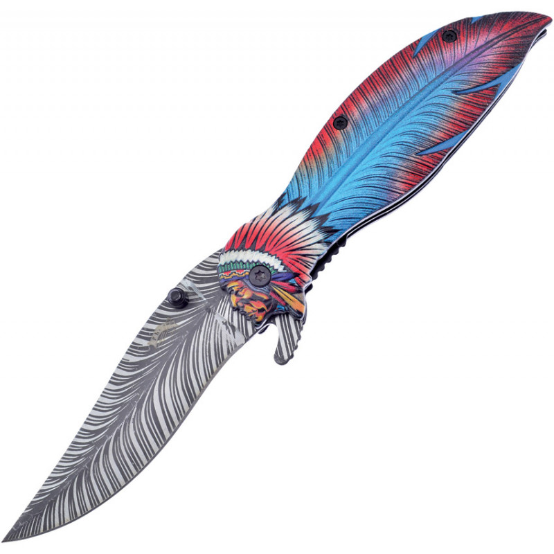 Feather Linerlock Blue