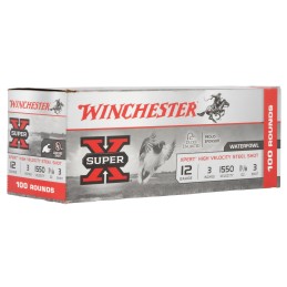 Winchester Ammo WEX1233VP Super X Xpert High Velocity 12 Gauge 3 1 18 oz 3 Shot 100 Per Bx 2 Case Value Pack