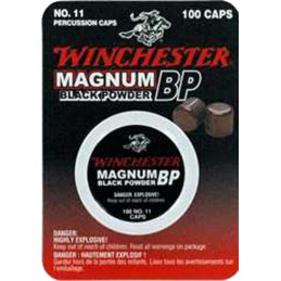 Winchester Ammo SML11 Percussion Cap Magnum Black Powder 11 100 Per Box