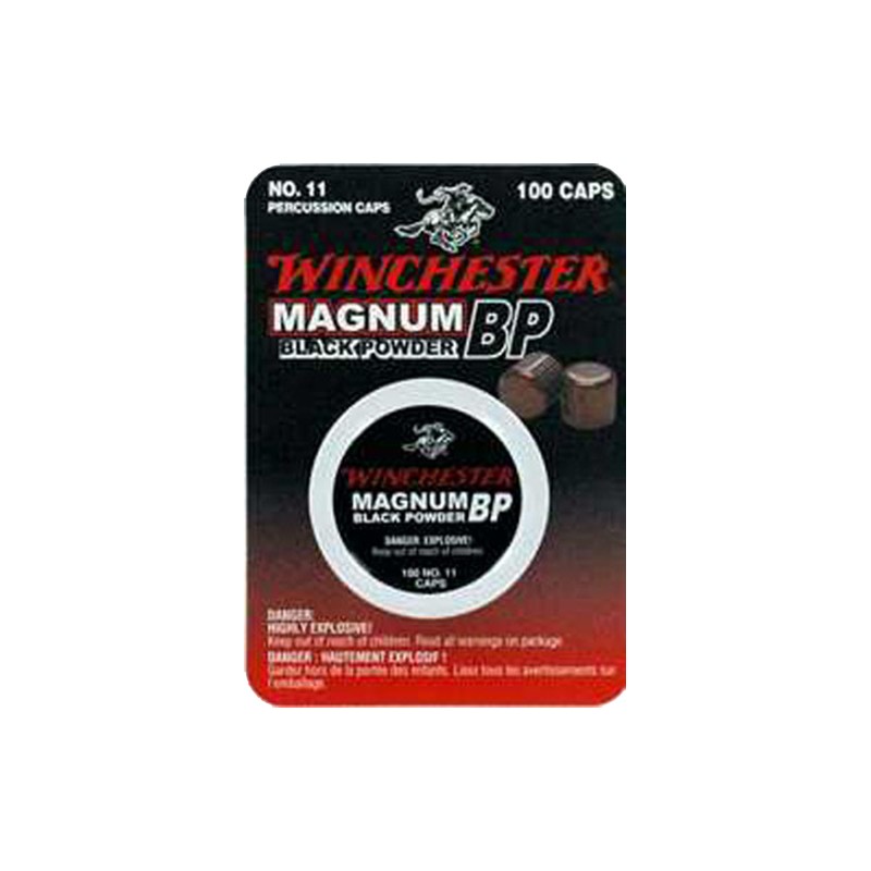 Winchester Ammo SML11 Percussion Cap Magnum Black Powder 11 100 Per Box