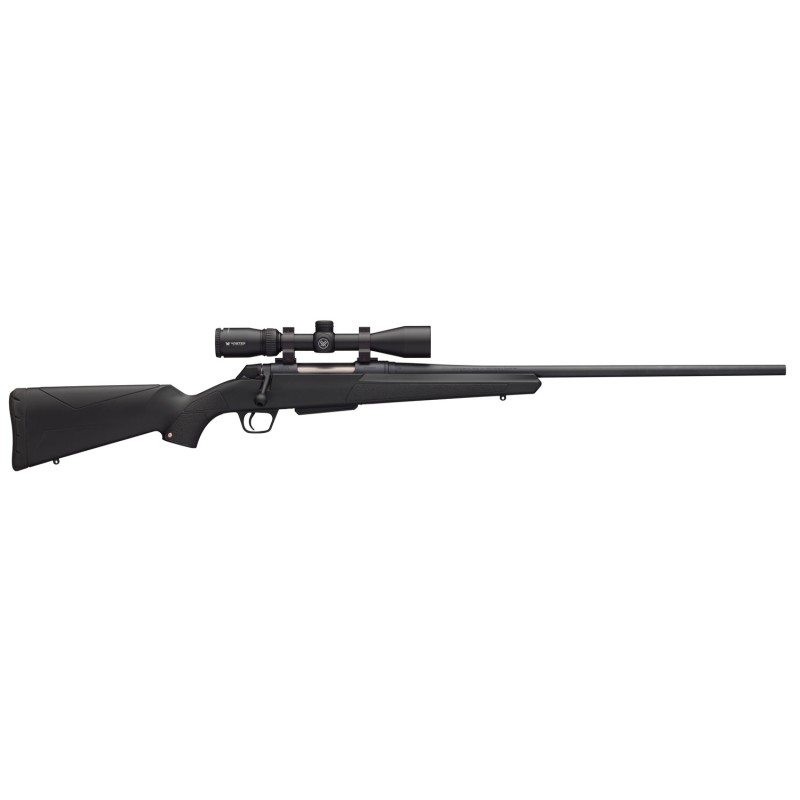 Winchester Guns 535705226 XPR Scope Combo 270 Win 31 Cap 24 Blued PermaCote RecBarrel Matte Black Stock Right Hand with MOA Trig