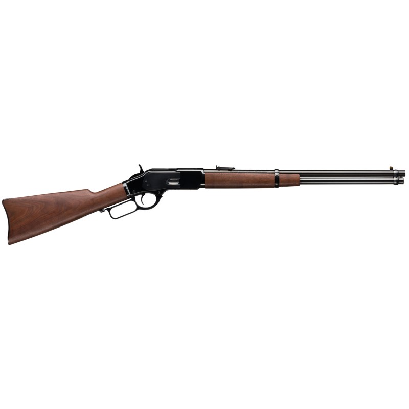 Winchester Repeating Arms 534255137 Model 1873 Carbine Full Size 38 Special357 Mag 101 20 Brushed Polish Blued Straight Grip Bar