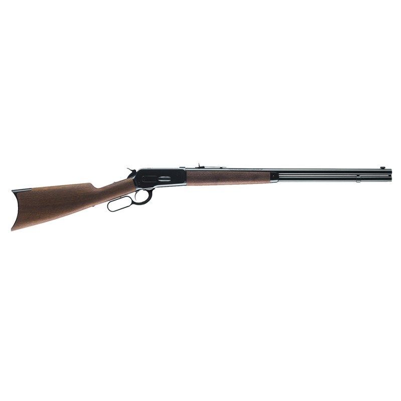 Winchester Guns 534175142 Model 1886 Short Rifle 4570 Gov Caliber with 81 Capacity 24 Barrel Brushed Polish Blued Metal Finish  