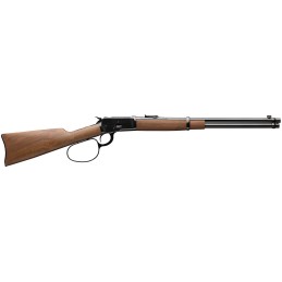 Winchester Guns 534190137 Model 1892 Large Loop Carbine 357 Mag 101 Cap 20 Brushed Polish Blued RecBarrel Satin Walnut Fixed Str