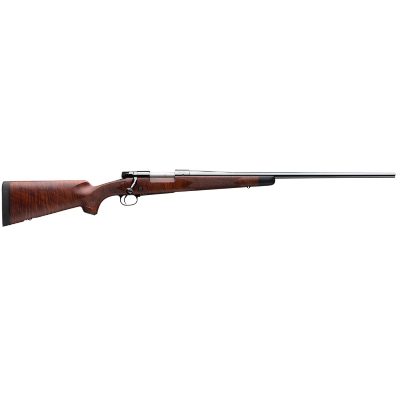 Winchester Repeating Arms 535203226 Model 70 Super Grade 270 Win Caliber with 51 Capacity 24 Barrel High Polished Blued Metal Fi