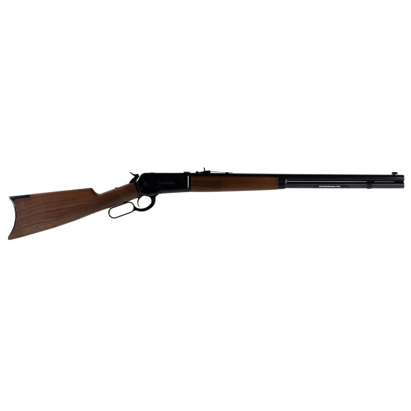 Winchester Repeating Arms 534175171 Model 1886 Short Rifle 4590 Win 81 24 Brushed Polish Blued Sporter Barrel Drilled  Tapped St