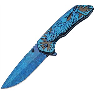 Samurai Framelock Blue