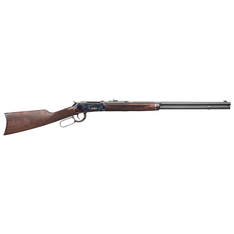 Winchester Guns 534291117 Model 94 Deluxe Sporting 3855 Win 81 24 Color Case Hardened Grade VVI Oil Checkered Walnut Stock Right