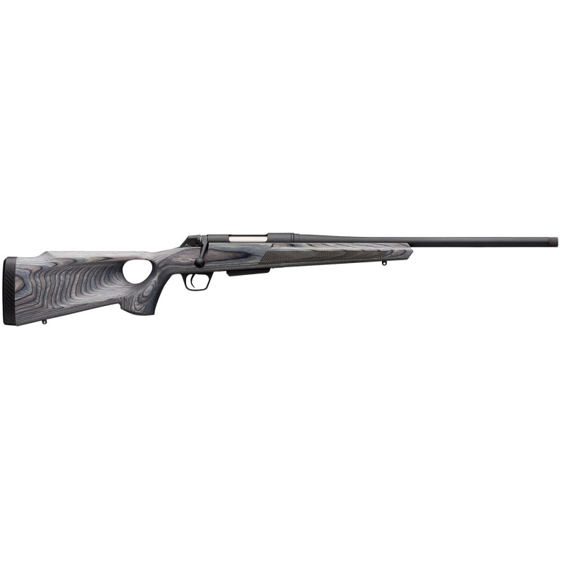 Winchester Guns 535727212 XPR Thumbhole Varmint SR 243 Win 31 Cap 24 TB Blued PermaCote Rec Matte Black Laminate Fixed Thumbhole