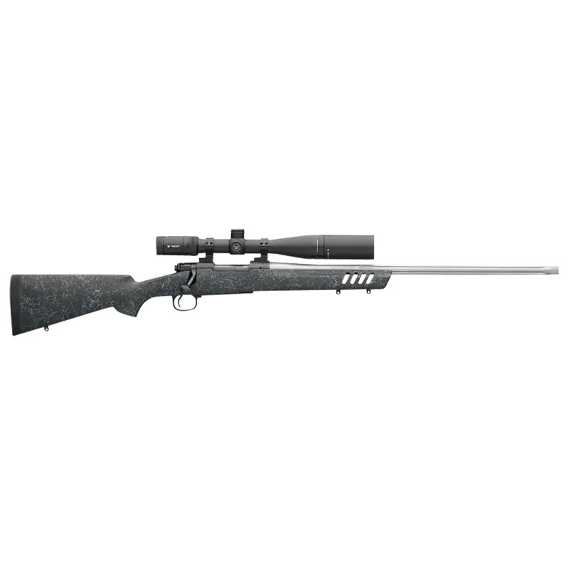 Winchester Repeating Arms 535232289 Model 70 Coyote Light 6.5 Creedmoor 41 24 Stainless Barrel Black Rec Black Webbed Gray BC Ve