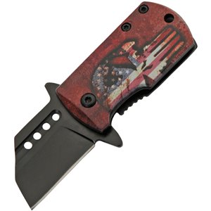 Money Clip Framelock A/O Skull