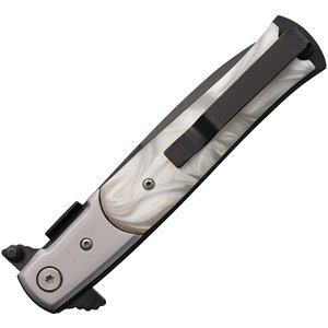 Stiletto Style Linerlock Pearl