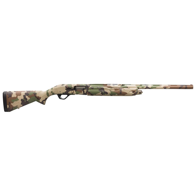 Winchester Repeating Arms 511289391 SX4 Waterfowl Hunter 12 Gauge 26 41 3 Woodland Camo Fixed Textured Grip Paneled Stock Right 