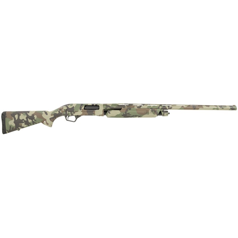 Winchester Repeating Arms 512433292 SXP Waterfowl Hunter 12 Gauge 28 41 2.75 3.50 Chamber Woodland Camo TruGlo Fiber Optic Sight