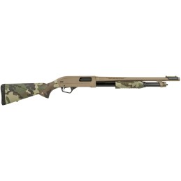 Winchester Repeating Arms 512435395 SXP Defender 12 Gauge 3 51 2.75 18 Barrel FDE Drilled  Tapped Rec Woodland Camo Textured Sto