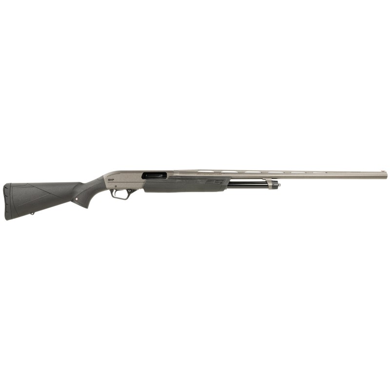 Winchester Repeating Arms 512439692 SXP Hybrid 20 Gauge 3 Chamber 51 2.75 28 Gray BarrelRec Black Synthetic Furniture TruGlo Fib