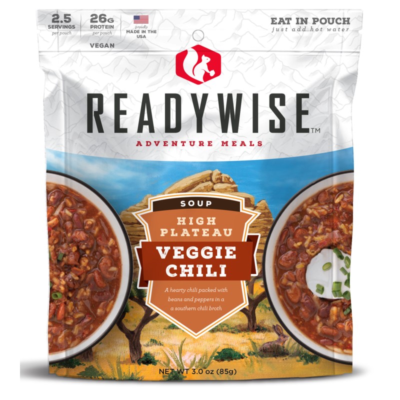 ReadyWise RW05001 Chili Mac wBeef  2.5 Servings In A Resealable Pouch 6 Per Case