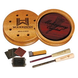 Woodhaven WH355 Mahogany Crystal  Friction Call Attracts Turkeys Natural GlassWood