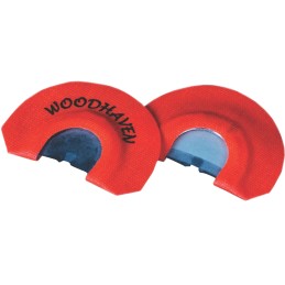 Woodhaven WH197 Toxic Orange  Diaphragm Call 2.5 Reed Turkey Hen Sounds Attracts Turkeys Orange