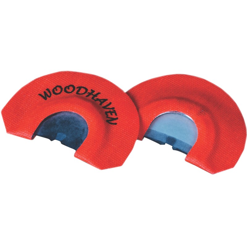 Woodhaven WH197 Toxic Orange  Diaphragm Call 2.5 Reed Turkey Hen Sounds Attracts Turkeys Orange