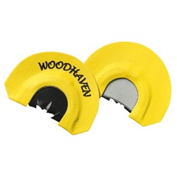 Woodhaven WH103 Black Reactor  Diaphragm Call Triple Reed Attracts Turkeys Yellow