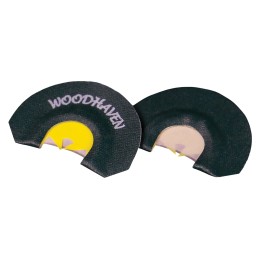 Woodhaven WH320 Talon  Diaphragm Call Triple Reed Turkey Hen Sounds Attracts Turkeys Black