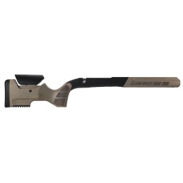 Woox SHGNS00204 Exactus Precision Stock Flat Dark Earth Wood Aluminum Chassis Fits Remington 700 BDL Short Action 31 OAL Right H