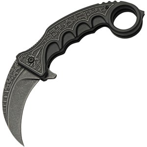 Gothic Karambit Linerlock Blk