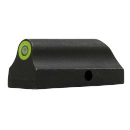 XS Sights RP0013N4G Standard Dot Revolver Front Sight Ruger  Black  Green Tritium Green Outline Front Sight