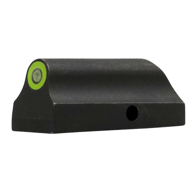 XS Sights RP0013N4G Standard Dot Revolver Front Sight Ruger  Black  Green Tritium Green Outline Front Sight