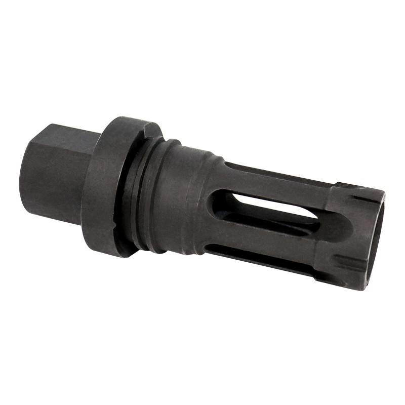 Yankee Hill 4302AKA Phantom Q.D. Flash Hider Black Steel with M14x1 LH Threads for 30 Cal AKPlatform