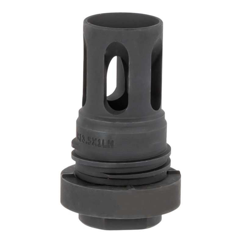 Yankee Hill 4315M13LA Mini QD Flash Hider Black Phosphate M13.5x 1 LH Threads 2.13 OAL for 5.56x45mm NATO ARPlatform