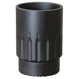 Yankee Hill 3130 Blast Deflector QD Short 30 Cal Black Steel with 2.19 OAL for YHM QD Mounts