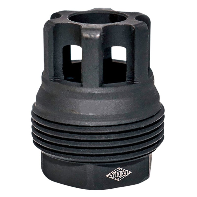 Yankee Hill 4401MB28 sRx QD Mini Muzzle Brake Black Phosphate Steel with 1228 tpi 9mm 1.10 OAL  9.375 Diameter for sRx Adapters