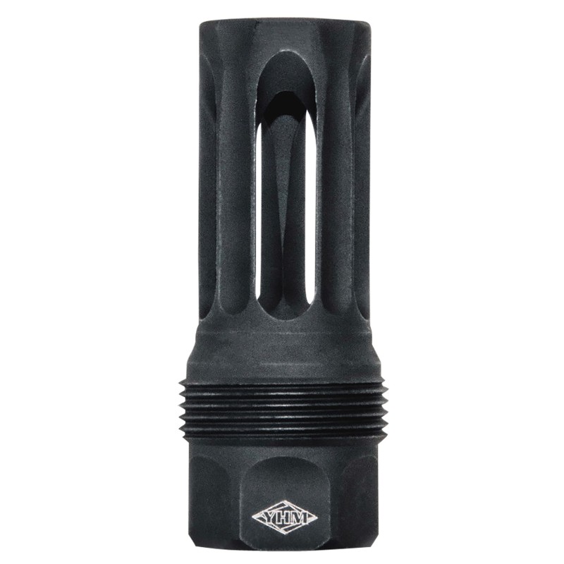 Yankee Hill 440524 sRx Q.D. Flash Hider Long Black Phosphate Steel with 5824 tpi 9mm 2.30 OAL  9.375 Diameter for sRx Adapters