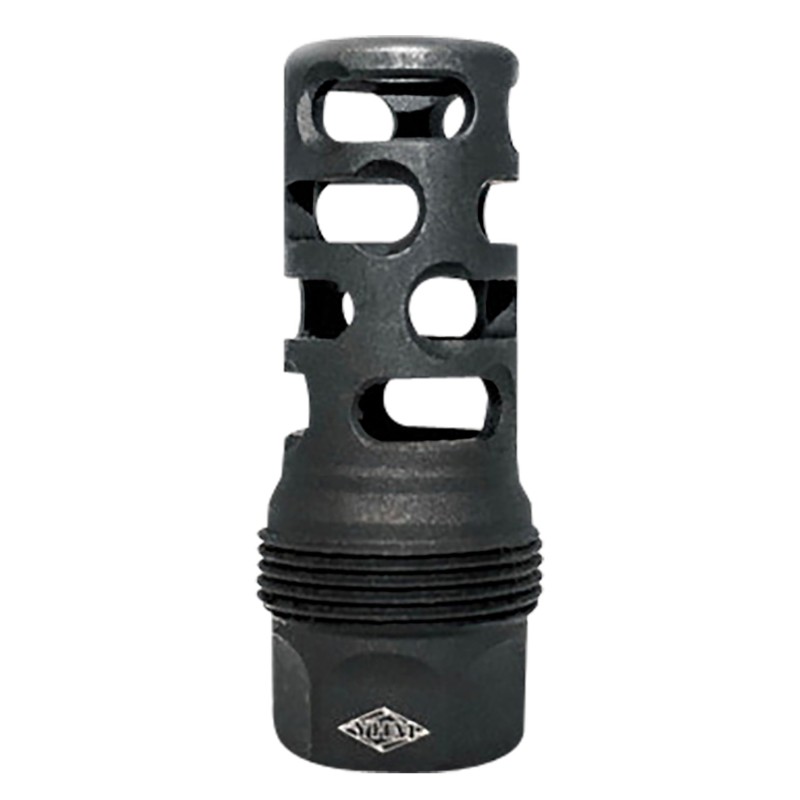 Yankee Hill 4405MB24 sRx Q.D. Muzzle Brake Long Black Phosphate Steel with 5824 tpi 9mm 2.30 OAL  9.375 Diameter for sRx Adapter