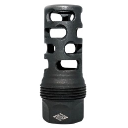 Yankee Hill 4445MB24B sRx Q.D. Muzzle Brake Short Black Phosphate Steel with 111624 tpi for sRx Adapters