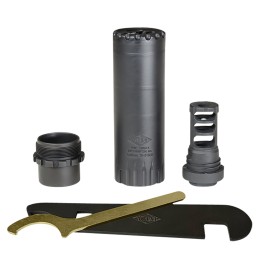 Yankee Hill 2180MB28 Turbo K RB 5.56x45mm NATO 4.90 L Black Stainless Steel Phantom QD Adapter 1228 tpi Muzzle Brake