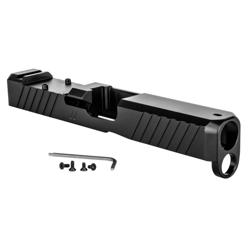 ZEV SLDZ195GDUTYRMRBLK Duty RMR Stripped Compatible wGlock 19 Gen5 174 Stainless Steel