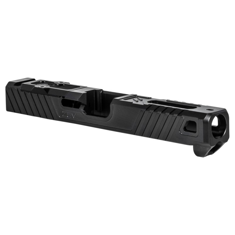 ZEV SLDZ19L3GOZ9RMRDLC OZ9 RMR Long Slide Black DLC 174 Stainless Steel for Glock 19 Gen3